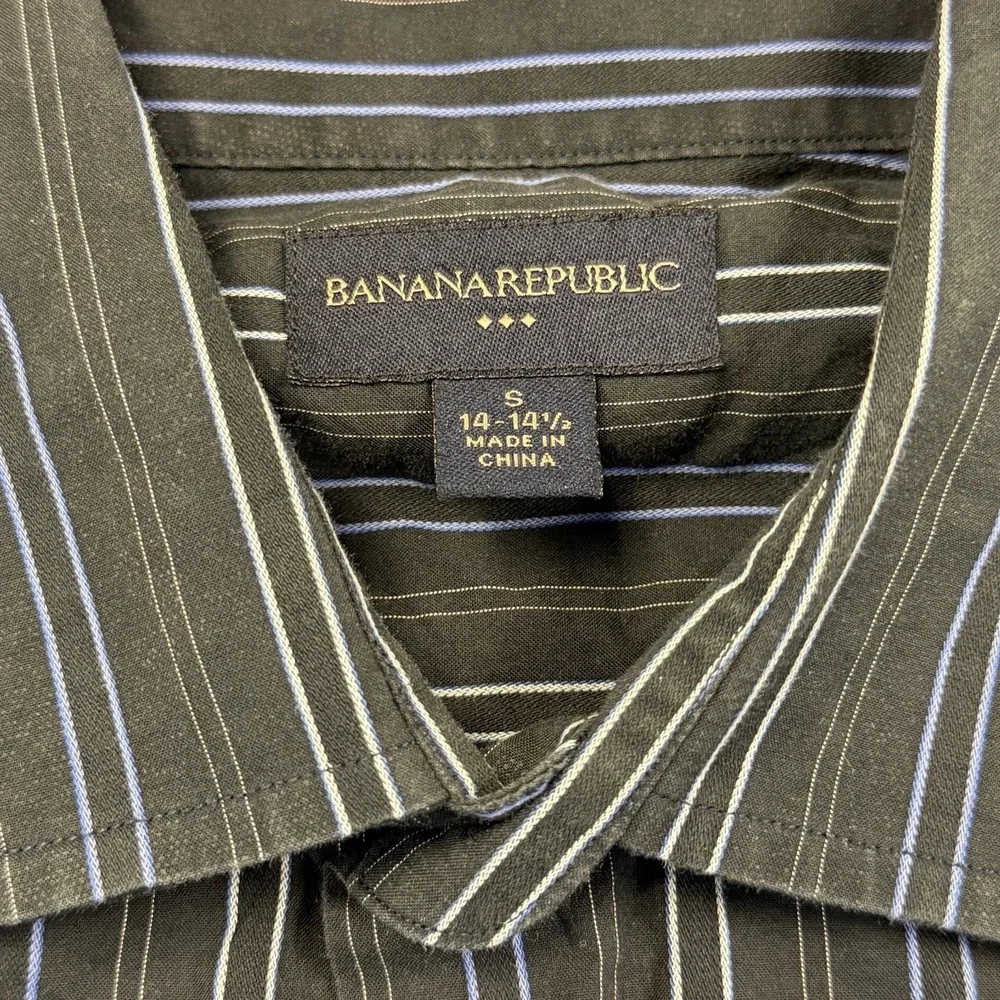 Banana Republic Men's Size Small French Cuff Long‎ Sleeve Button Down